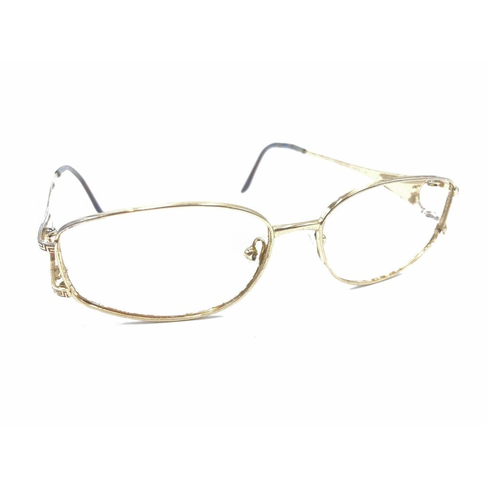 Versace MOD 1034-B 1002 Gold Metal Eyeglasses Frames 53-15 135 Italy Designer